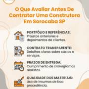 O Que Avaliar Antes De Contratar Uma Construtora Em Sorocaba SP