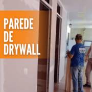 Instalação de paredes de drywall concluída com sucesso na Vila A.