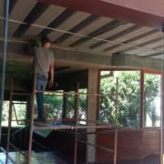 Forro de PVC colorido no Hotel Colonial