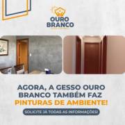 Gesso Ouro Branco também faz Pinturas de Ambiente em Foz