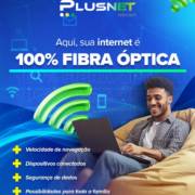 Aqui, sua internet é 100% Fibra Óptica!