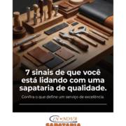 7 sinais de que você está lidando com uma sapataria de qualidade