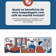 Quais os benefícios de uma hospedagem com café da manhã incluso?