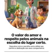 O valor do amor e respeito pelos animais na escolha do lugar certo