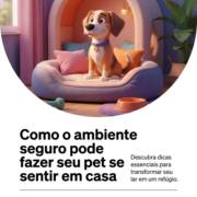 Como o ambiente seguro pode fazer seu pet se sentir em casa