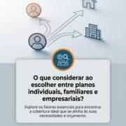 O que considerar ao escolher entre planos individuais, familiares e empresariais?