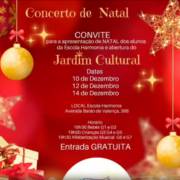 Confira mais um pouco de como foi o Concerto de Natal da Escola Harmonia!