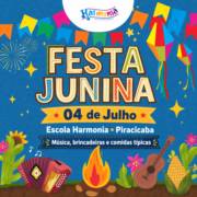 Festa Junina da Escola Harmonia - 04 de Julho