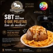 SBT em Pelotas: Filé no Pão do Restaurante Cavalo Branco Encanta na Reportagem de Inverno