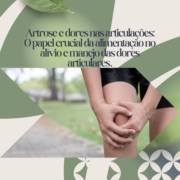 Artrose e dores nas articulações: O papel crucial da alimentação no alívio e manejo das dores articulares.
