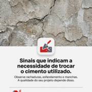 Sinais que indicam a necessidade de trocar o cimento utilizado