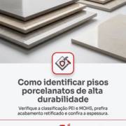 Como identificar pisos porcelanatos de alta durabilidade