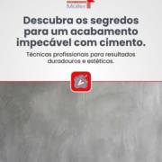 Descubra os segredos para um acabamento impecável com cimento