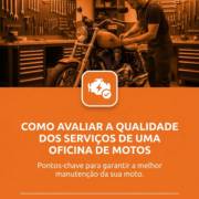 Como avaliar a qualidade dos serviços de uma oficina de motos