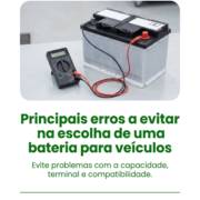 Principais erros a evitar na escolha de uma bateria para veículos