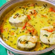 Receita de pintado ao molho de açafrão