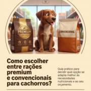 Como escolher entre rações premium e convencionais para cachorros?
