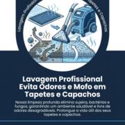 Lavagem Profissional Evita Odores e Mofo em Tapetes e Capachos