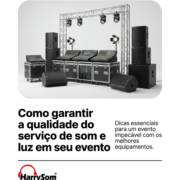 Como garantir a qualidade do serviço de som e luz em seu evento