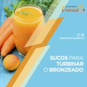 Sucos para turbinar o bronzeado