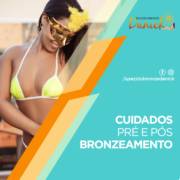 Cuidados pré e pós bronzeamento