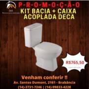 Kit Bacia + Caixa Acoplada Deca