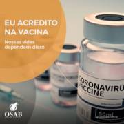 Eu acredito na vacina