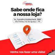 Sabe onde fica nossa loja?