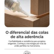 O diferencial das colas de alta aderência
