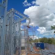 Obra em Riviera XIII com 367 m2:área construída