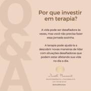 Por que investir em terapia?