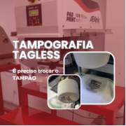Para cada tipo de peça ou legenda é preciso trocar o tampão