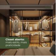 Closet integrado ao quarto: tendência e vantagens para transformar seu espaço
