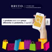 O produto está com preço diferente da prateleira