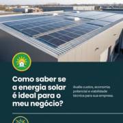 Como saber se a energia solar é ideal para o meu negócio?