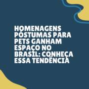 Homenagens póstumas para pets ganham espaço no Brasil: conheça essa tendência
