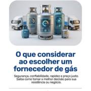 O que considerar ao escolher um fornecedor de gás