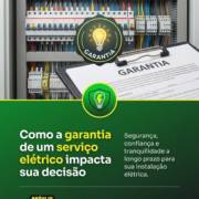 Como a garantia de um serviço elétrico impacta sua decisão