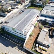 Instalação de Energia Solar Industrial realizada na empresa AMP Embalagens em Guarulhos/SP