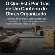 O Que Está Por Trás de Um Canteiro de Obras Organizado