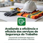Avaliando a eficiência e eficácia dos serviços de Segurança do Trabalho