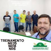 Treinamento NR35, NR18 e NR6 Efetuado para a Empresa Euro Gesso