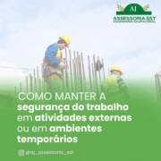 Segurança do Trabalho em Ambientes Externos