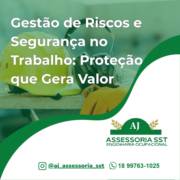 Gestão de Riscos e Segurança no Trabalho: Proteção que Gera Valor