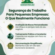 Segurança do Trabalho Para Pequenas Empresas: O Que Realmente Funciona