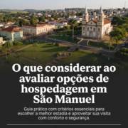 O que considerar ao avaliar opções de hospedagem em São Manuel