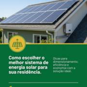 Como escolher o melhor sistema de energia solar para sua residência