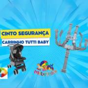 Como usar o cinto de segurança do carrinho Tutti Baby corretamente?