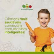 Crianças mais saudáveis começam com escolhas inteligentes!