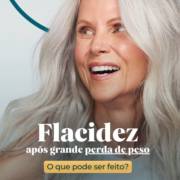 Perda de peso saudável também cuida da pele
